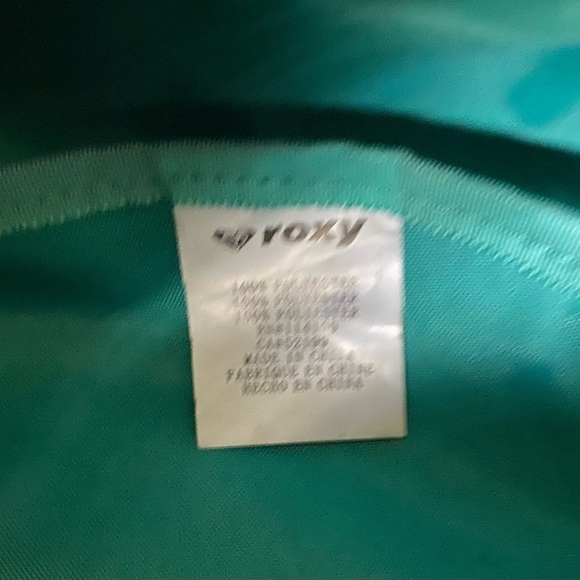 ROXY-BACKPACK-BROWN WITH BLUE & TEAL COLOR HEARTS - Picture 10 of 10